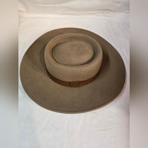 Classic Tan Wide Brim Hat